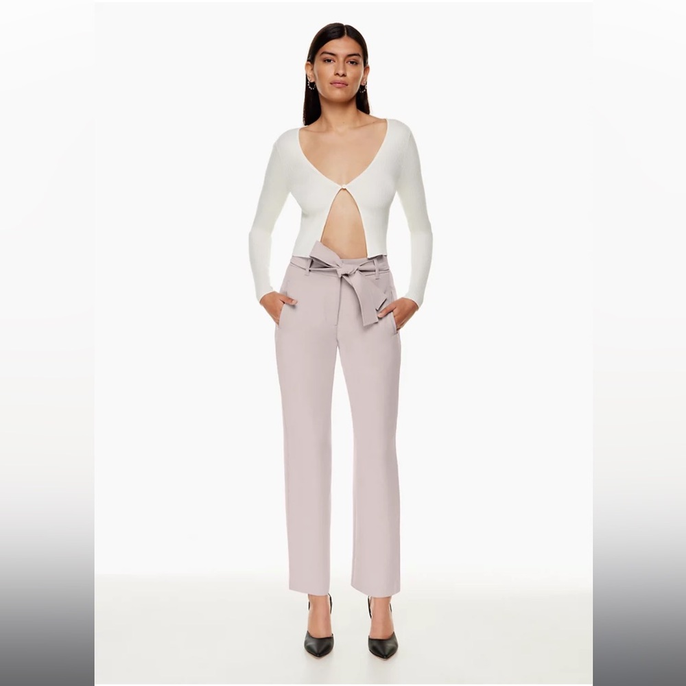 Size 8 | Aritzia Wilfred Tie-Front Pant